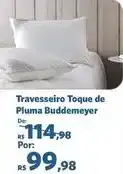 Sam's Club Buddemeyer - travesseiro toque de pluma oferta