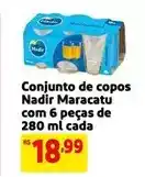 Mercado Extra Maracatu - conjunto de copos nadir oferta