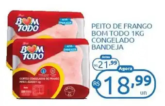 Rede Compras Peito de frango bom todo  congelado bandeja oferta