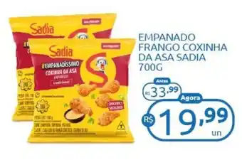 Rede Compras Empanado frango coxinha da asa sadia oferta