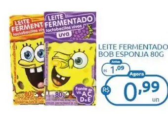 Rede Compras Leite fermentado bob esponja oferta