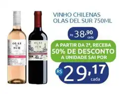 Rede Compras Vinho chilenas olas del sur oferta