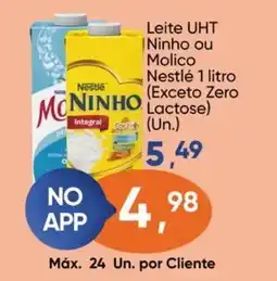 Imec Supermercados Leite UHT Ninho ou Molico Nestlé oferta