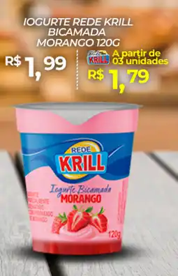 Rede Krill Iogurte rede krill bicamada morango oferta