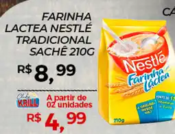 Rede Krill Farinha lactea nestlé tradicional sachê oferta