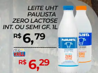 Rede Krill Leite uht paulista zero lactose int. ou semi gf. oferta