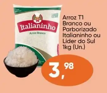 Imec Supermercados Arroz T1 Branco ou Parborizado Italianinho ou Líder do Sul  (Un.) oferta