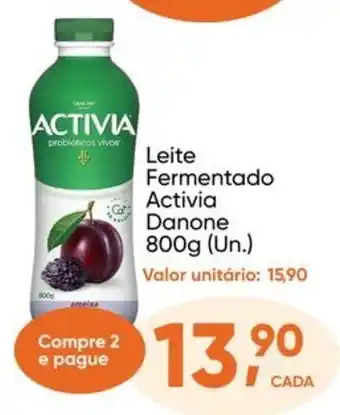 Imec Supermercados Leite Fermentado Activia Danone oferta