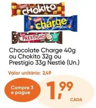 Imec Supermercados Chocolate Charge ou Chokito ou Prestigio Nestlé (Un.) oferta