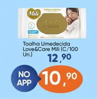 Imec Supermercados Toalha Umedecida Love&Care Mili oferta