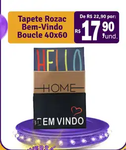 Cocipa Tapete Rozac Bem-Vindo Boucle 40x60 oferta