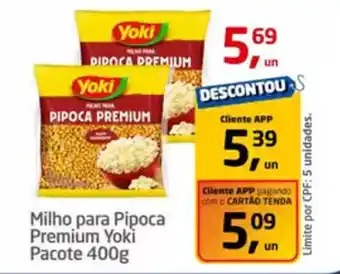 Tenda Atacado Milho para Pipoca Premium Yoki Pacote oferta