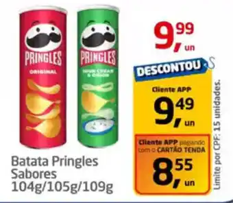 Tenda Atacado Batata Pringles Sabores oferta