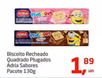 Tenda Atacado Biscoito Recheado Quadrado Plugados Adria Sabores Pacote oferta