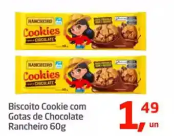 Tenda Atacado Biscoito Cookie com Gotas de Chocolate Rancheiro oferta