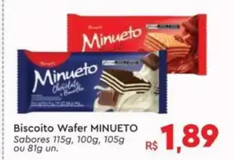 Komprao Atacadista Biscoito Wafer MINUETO oferta