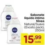 Carrefour Nivea - sabonete líquido intimo oferta