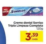 Carrefour Sorriso - creme dental tripla limpeza completa oferta