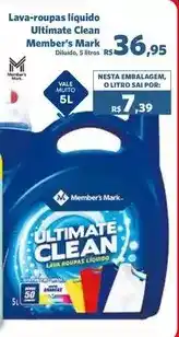 Sam's Club Member's mark - lava-roupas líquido ultimate clean oferta