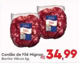 Komprao Atacadista Cordão de Filé Mignons Bovino Vácuo oferta