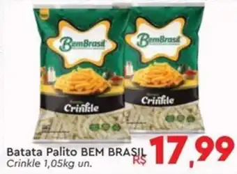 Komprao Atacadista Batata Palito BEM BRASIL Crinkle oferta