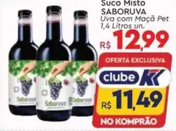 Komprao Atacadista Suco Misto SABORUVA Uva com Maçã Pet oferta