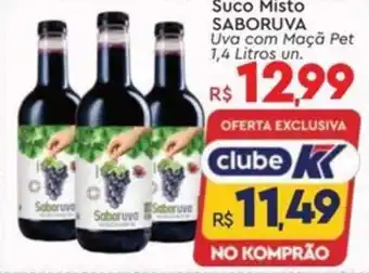 Komprao Atacadista Suco Misto SABORUVA Uva com Maçã Pet oferta