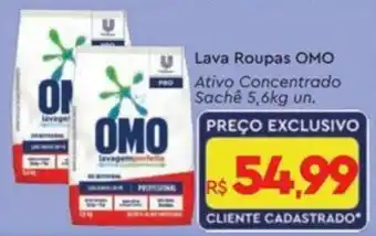 Komprao Atacadista Lava Roupas OMO Ativo Concentrado Sachê oferta