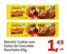 Tenda Atacado Biscoito Cookie com Gotas de Chocolate Rancheiro oferta