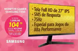 Lojas Cem Monitor gamer samsung t350 oferta