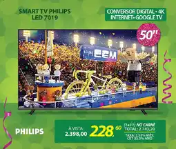 Lojas Cem Smart tv philips led 7019 oferta