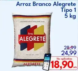 Supermercados Baklizi Arroz Branco Alegrete Tipo 1 oferta