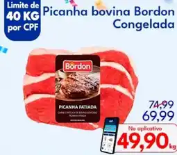 Supermercados Baklizi Picanha bovina Bordon Congelada oferta