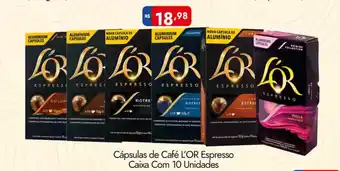 Supermercados Rondon Cápsulas de Café L'OR Espresso oferta