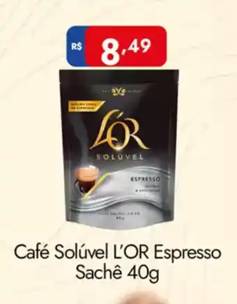 Supermercados Rondon Café Solúvel L'OR Espresso Sachê oferta