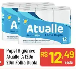 Supermercados Goes Papel Higiênico Atualle C/12Un 20m Folha dupla oferta