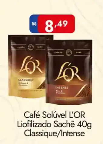 Supermercados Rondon Café Solúvel L'OR Liofilizado Sachê  Classique/Intense oferta