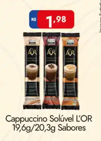 Supermercados Rondon Cappuccino Solúvel L'OR Sabores oferta