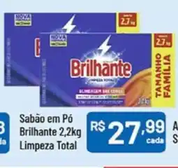 Supermercados Goes Sabão em Pó Brilhante Limpeza Total oferta