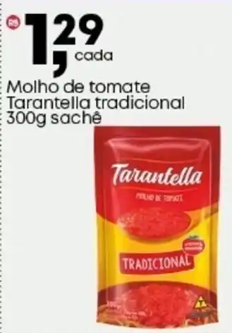 Frangolândia Molho de tomate Tarantella tradicional  sache oferta