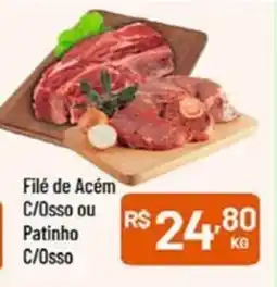 Supermercados Goes Filé de Acém C/Osso ou Patinho C/Osso oferta