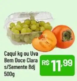 Supermercados Goes Caqui ou Uva Bem Doce Clara s/Semente Bdj oferta