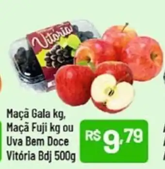 Supermercados Goes Maça Gala, Maça Fuji ou Uva Bem Doce Vitória Bdj oferta