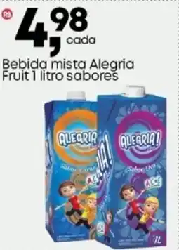 Frangolândia Bebida mista Alegria Fruit sabores oferta