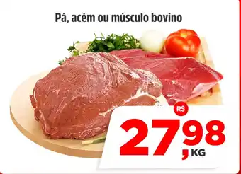 Sj Supermercados Pá, acém ou músculo bovino oferta