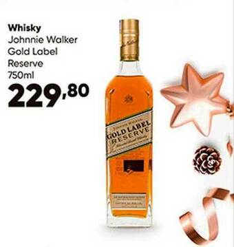 Zaffari Whisky Johnnie Walker Gold Label Reserve oferta