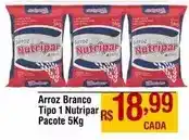 Max Atacadista Nutripar - arroz branco tipo 1 oferta