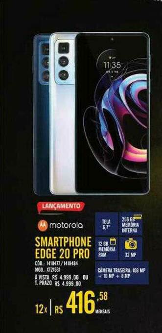 Zema Motorola Smartphone Edge 20 Pro oferta