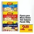 Max Atacadista Yoki - pipoca para micro-ondas sabores oferta