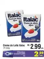 Fort Atacadista Italac - creme de leite oferta